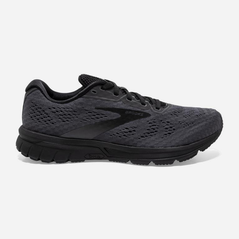 Tenis Brooks Anthem 4 Neutral - Zapatillas Para Correr En Asfalto Hombre - Negras / Gris (DHJU-47625